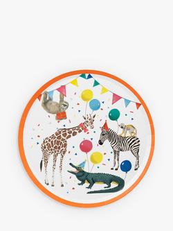 Talking Tables Safari Paper Plates, Pack of 8, Multi