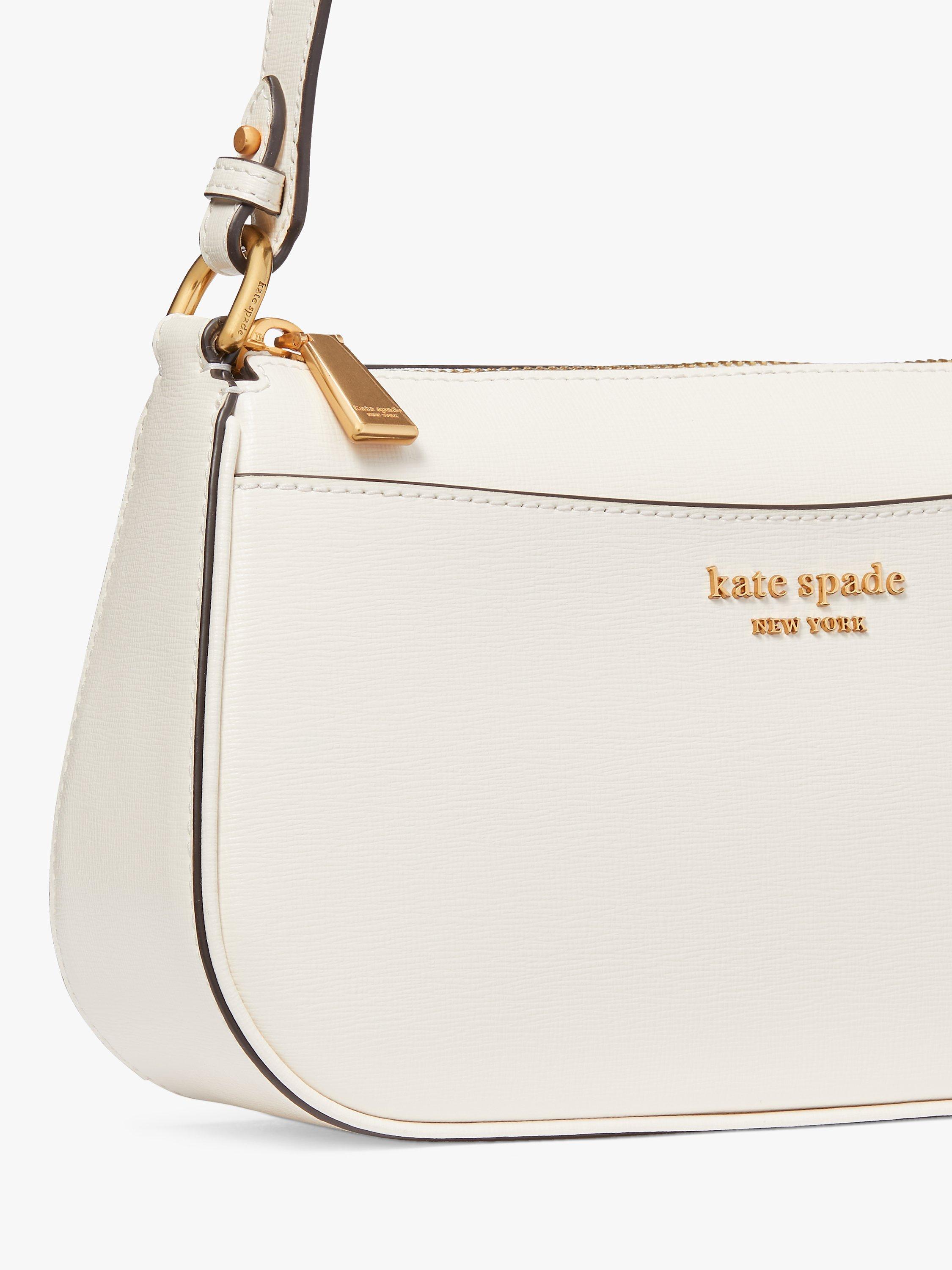 Product image 4 of 6, which shows kate spade new york Bleeker Leather Cross Body Bag, Parchment