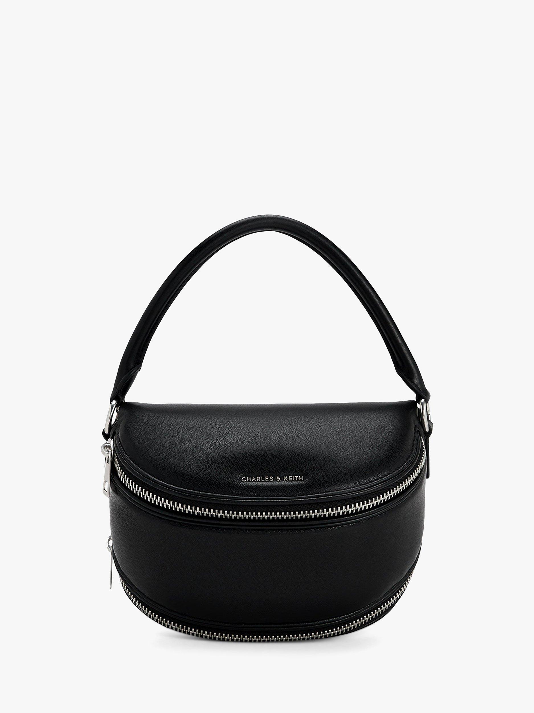 CHARLES & KEITH Saskia Cross Body Bag, Noir