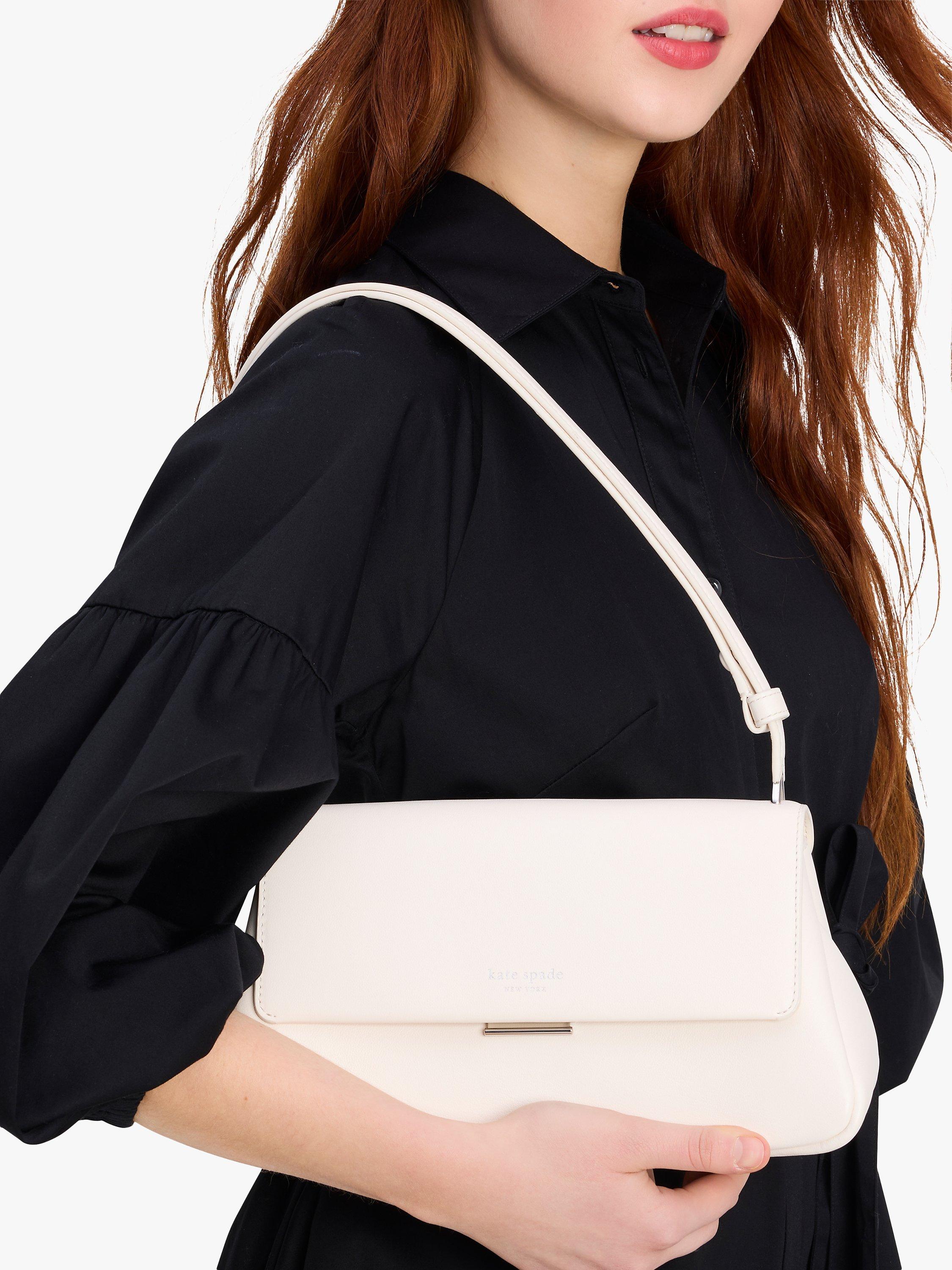 Kate Spade Cream fashion Leather Shoulder Bag