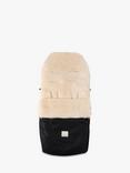 BINIBAMBA Sheepskin Pram Puff Footmuff, Milk