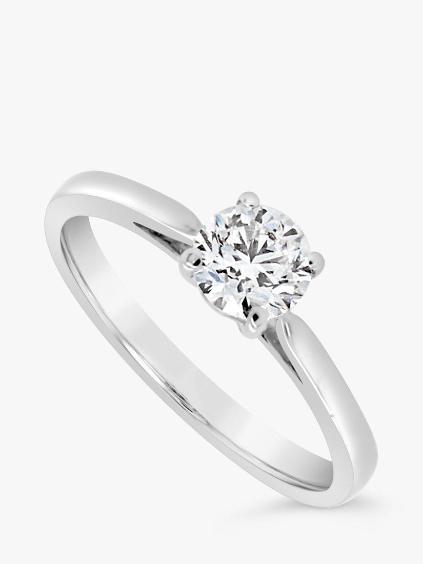 Product image 3 of 4, which shows Milton & Humble Jewellery Pre-Loved 18ct White Gold Solitaire Diamond Ring