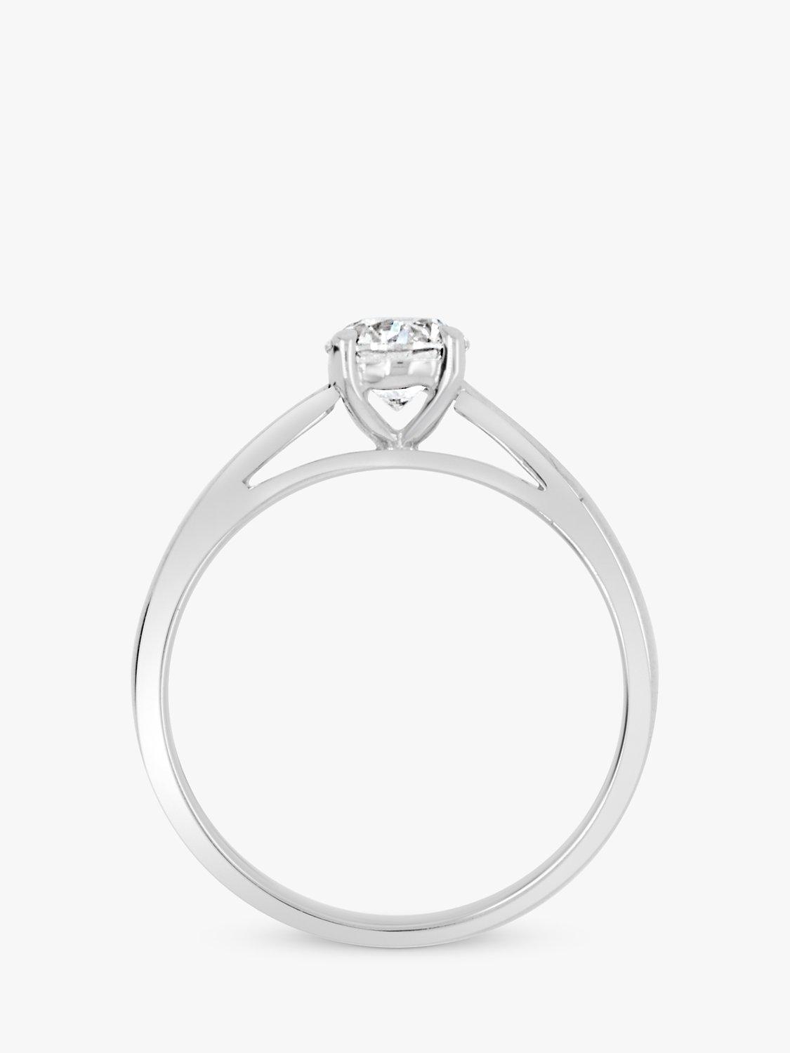 Product image 4 of 4, which shows Milton & Humble Jewellery Pre-Loved 18ct White Gold Solitaire Diamond Ring