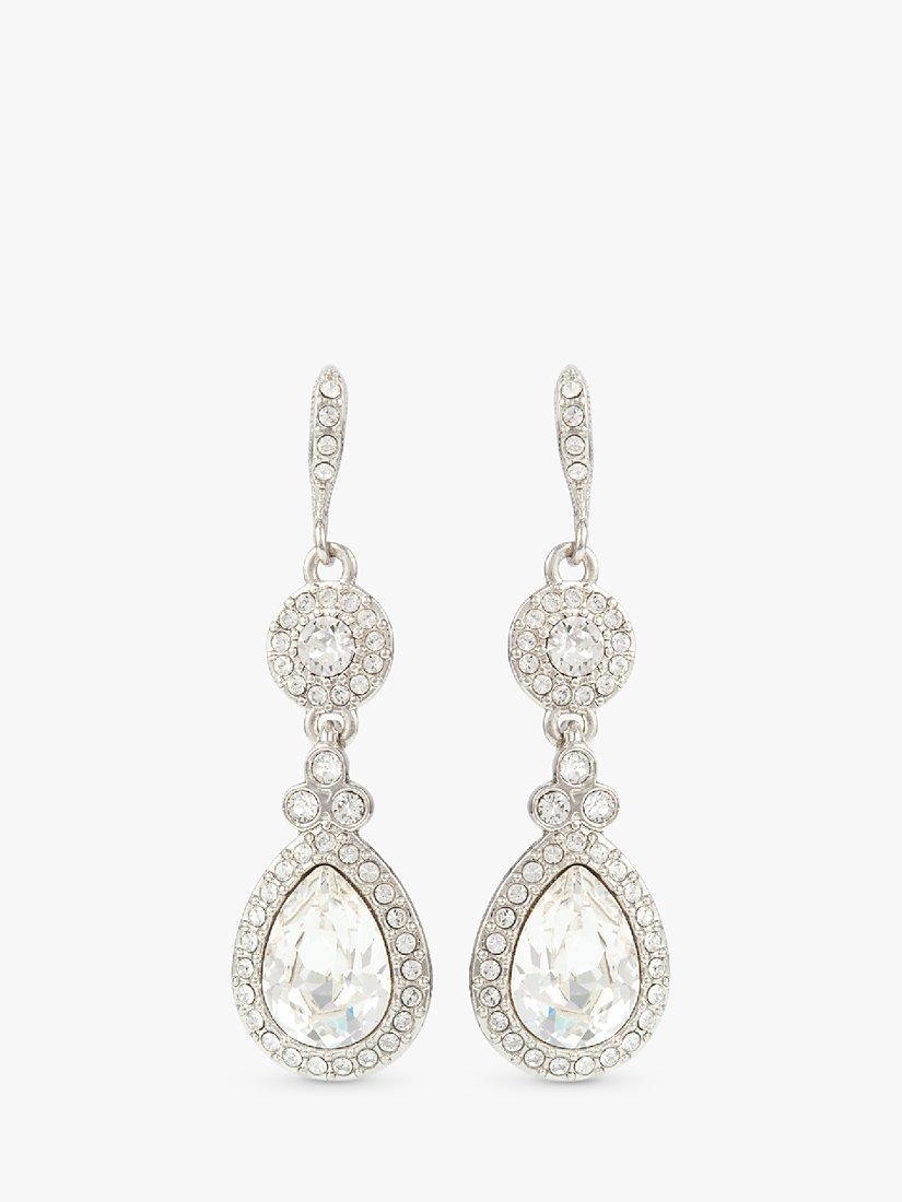 Susan Caplan Pre-Loved Givenchy Swarovski Crystal Drop Earrings