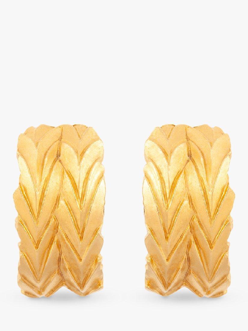 Susan Caplan Pre-Loved Dior Demi Hoop Clip-On Earrings