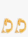 Susan Caplan Pre-Loved Dior Demi Hoop Clip-On Earrings