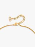 Susan Caplan Pre-Loved Dior Swarovski Crystal Drop Pendant Necklace