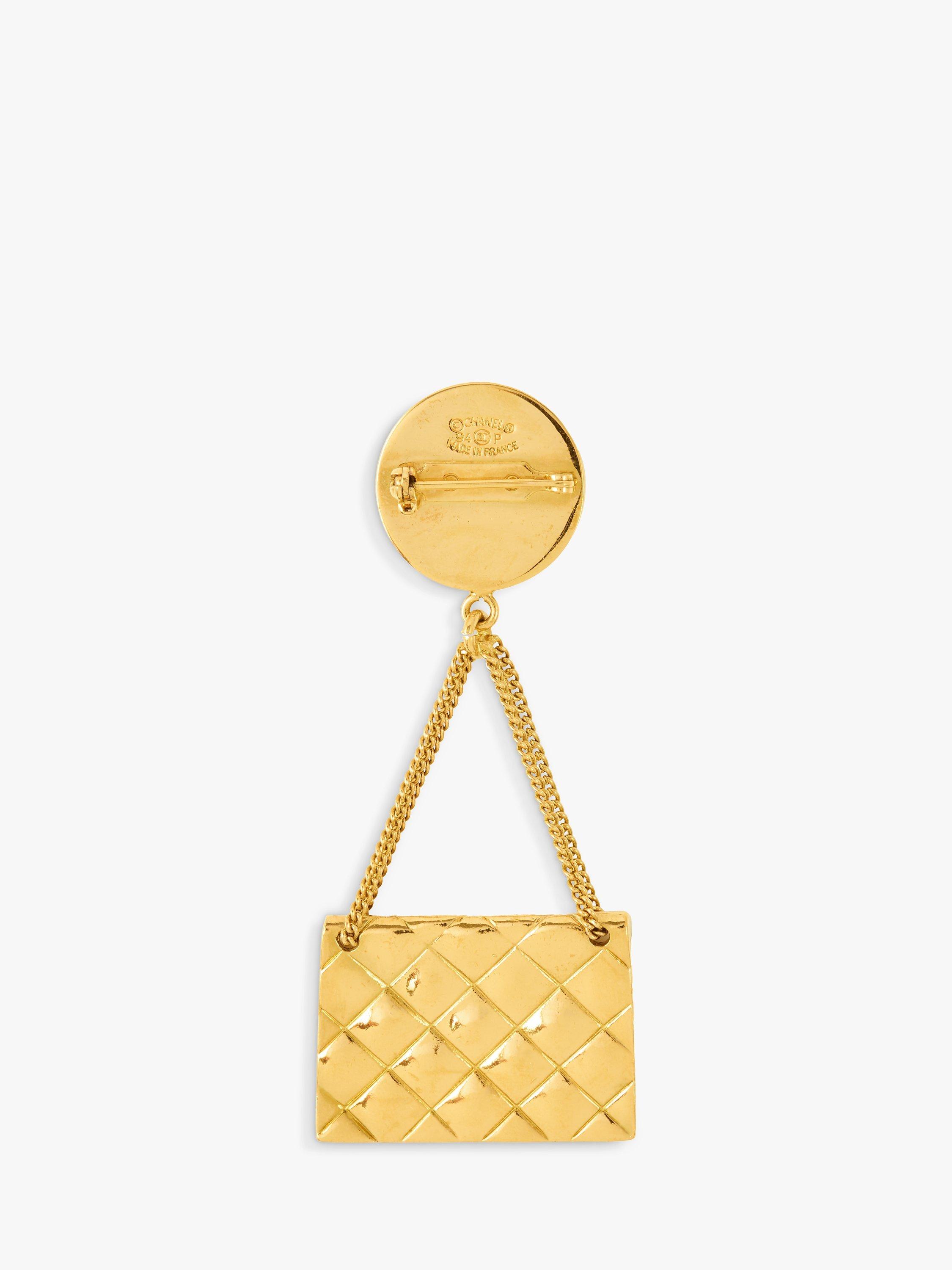 Product image 2 of 2, which shows Susan Caplan Pre-Loved Chanel Handbag Medallion Brooch, Dated 1994