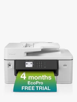 Brother MFC-J6540DWE Wireless All-in-One A3 Colour Inkjet Printer & Fax Machine with 4 Months EcoPro Subscription, Grey - view 2, Grey
