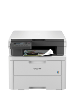 Brother DCP-L3520CDWE Wireless Three-in-One Colour Laser Printer with 4 Months EcoPro Subscription, White, White