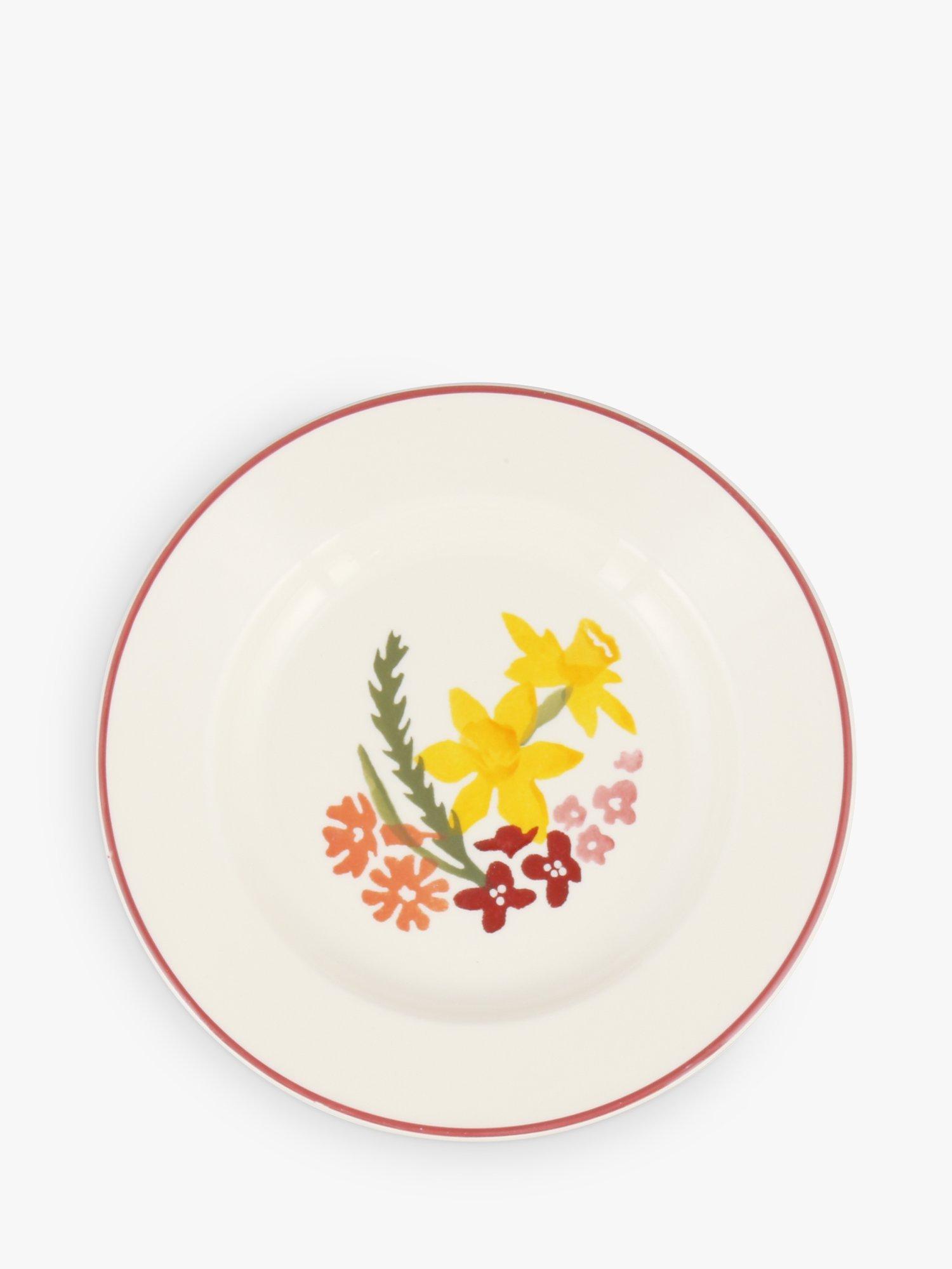 Emma Bridgewater Wild Daffodils Tea Plate, 16cm, Yellow/Multi