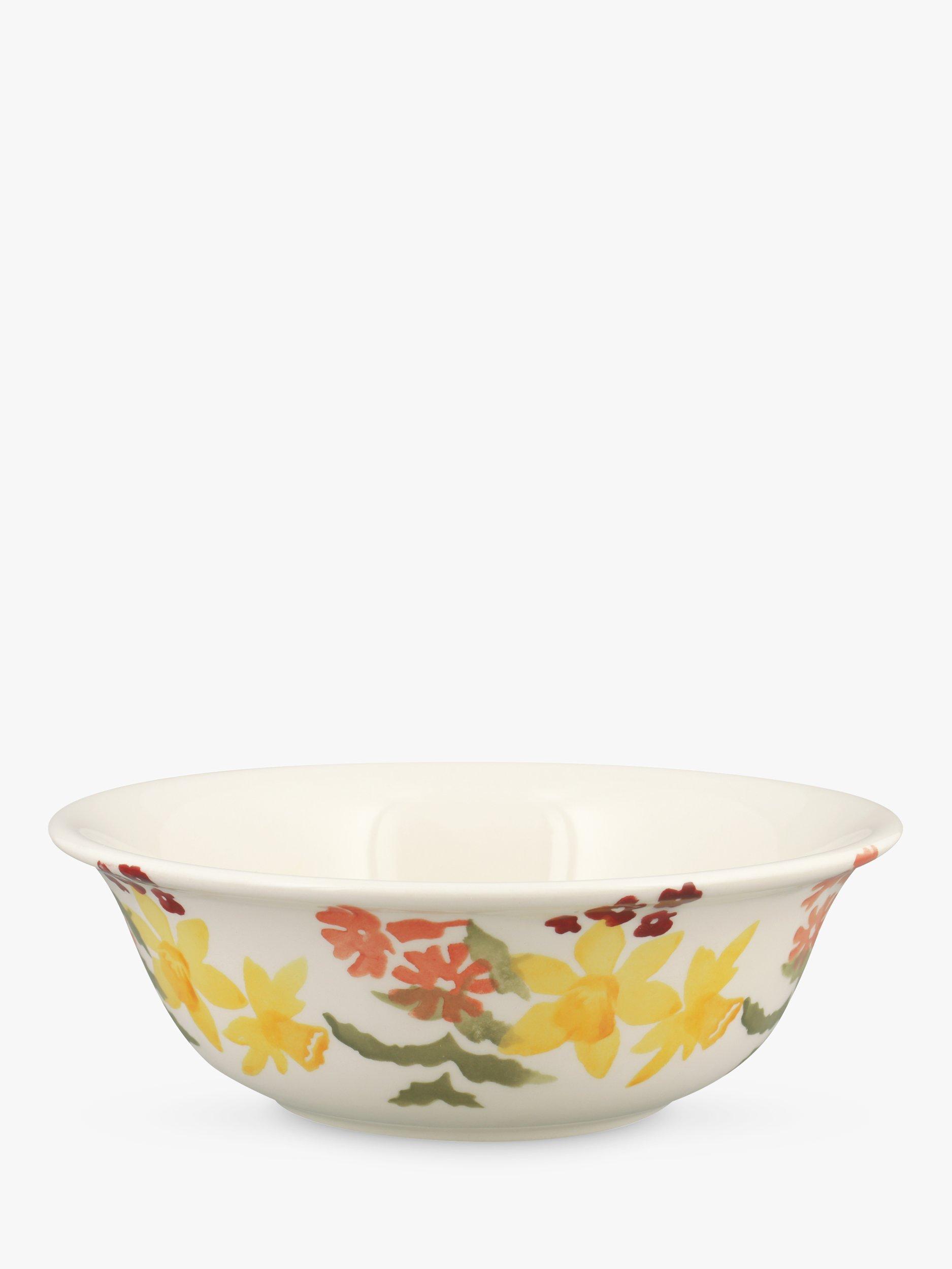 Emma Bridgewater Wild Daffodils Cereal Bowl, 16.5cm, Yellow/Multi