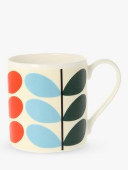 Orla Kiely Multi Stem Bone China Mug, 350ml, Multi, Multi