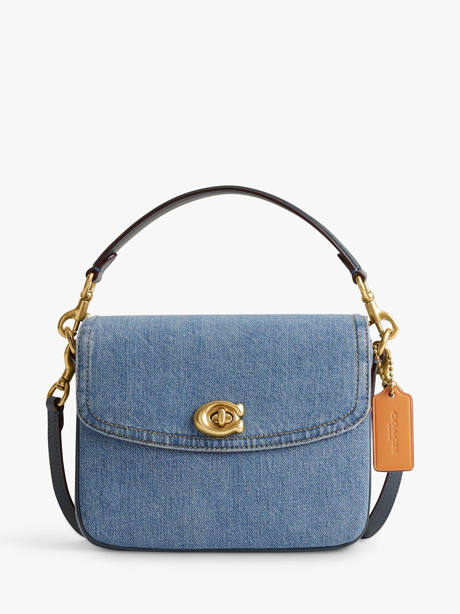Coach Cassie 19 Denim Cross Body Bag, Indigo