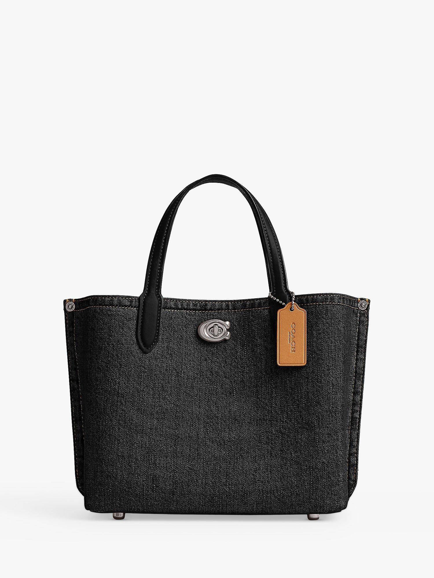 Coach Willow Denim Crossbody Bag, Black