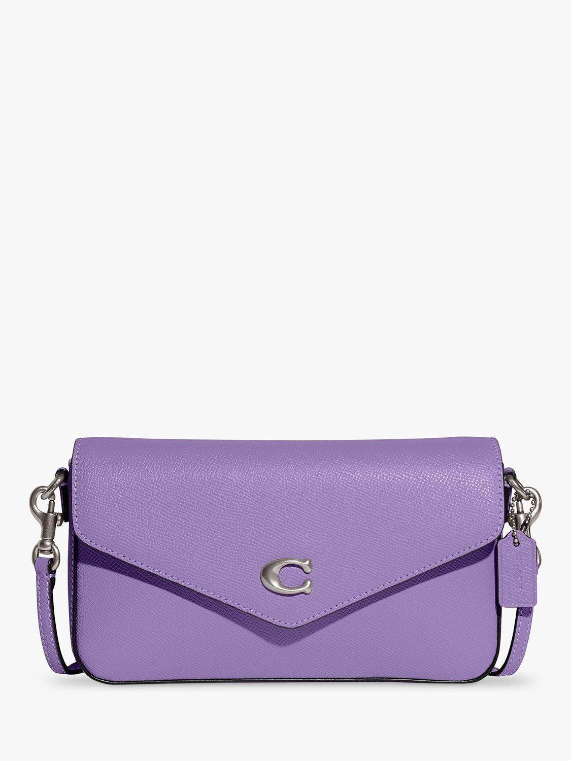 Coach Wyn Leather Cross Body Bag, Soft Purple