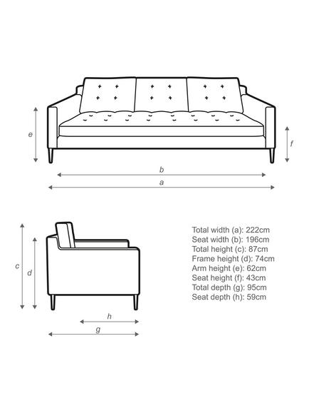 John Lewis Draper II Grand 4 Seater Sofa, Light Leg, Aquaclean Aston Natural - view 2, Aquaclean Aston Natural
