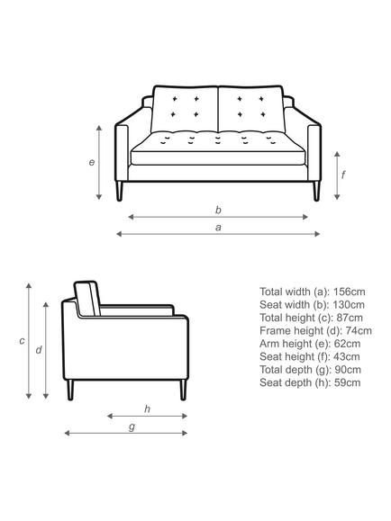 John Lewis Draper II Large 3 Seater Sofa, Light Leg - view 2, Aquaclean Aston Natural