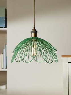 John Lewis Petal Easy Fit Ceiling Shade - view 2, Peppermint