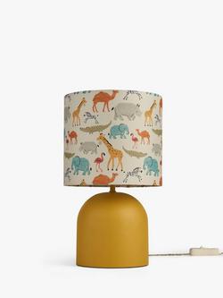 John Lewis Safari Bedside Lamp - view 2, Yelllow