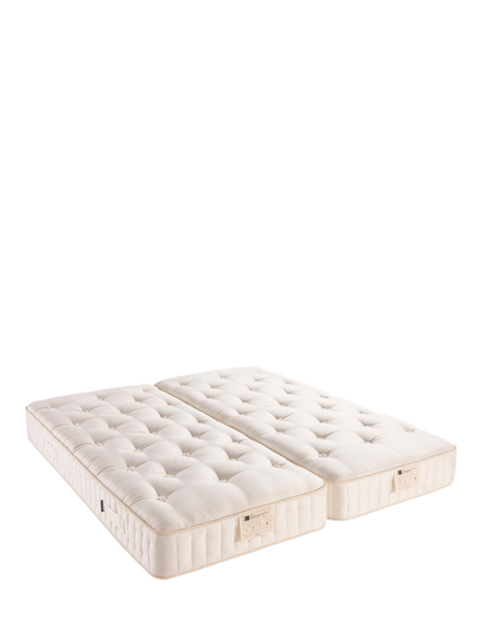 John Lewis British Natural Collection Wool 5750 Zip Link Mattress, Regular Tension, King Size, White