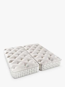 John Lewis Ultimate Natural Collection 22250 Zip Link Mattress, Regular Tension, King Size, White
