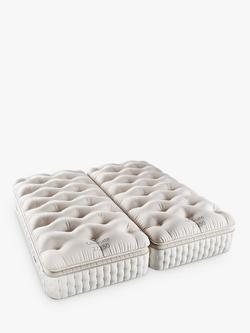 John Lewis Ultimate Natural Collection 27250 Zip Link Pocket Spring Mattress, Firmer Tension, King Size, White
