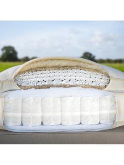 John Lewis British Natural Collection Cotswold Pillowtop 10250 Mattress, Firmer Tension, Small Double - view 2, White
