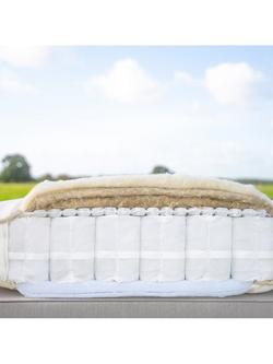 John Lewis British Natural Collection Hemp 2750 Mattress, Firmer Tension, Double - view 2, White