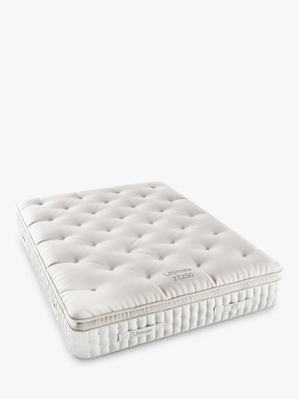 John Lewis Ultimate Natural Collection 27250 Pocket Spring Mattress, Firmer Tension, King Size, White