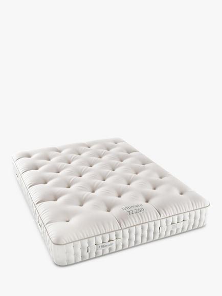 John Lewis Ultimate Natural Collection 22250 Mattress, Regular Tension, King Size, White