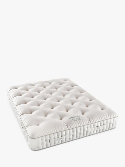 John Lewis Ultimate Natural Collection 22250 Mattress, Firmer Tension, Large Emperor, White