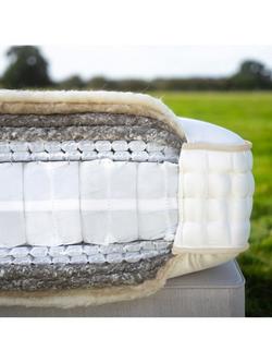 John Lewis British Natural Collection Herdwick 11000 Mattress, Regular Tension, King Size - view 2, White