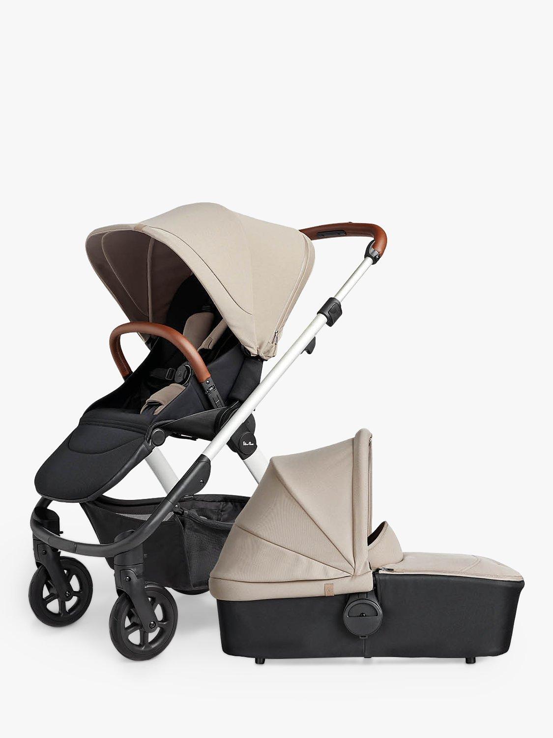 Silver Cross Tide Pushchair Carrycot Stone