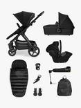 Silver Cross Tide Pushchair, Carrycot & Accessories With Dream i-Size Car Seat and Base Bundle