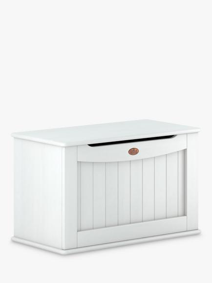 Boori Wooden Toy Box, White, White