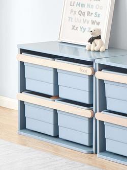 Boori Tidy Toy Cabinet, Blueberry/Almond