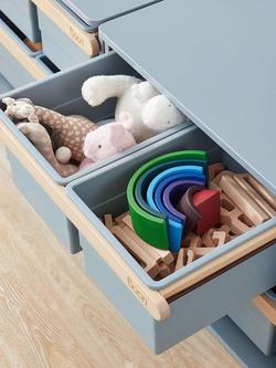 Boori Tidy Toy Cabinet - view 2, Blueberry/Almond
