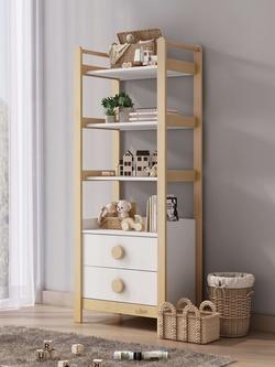 Boori Tidy Storage Bookcase - view 2, White/Almond