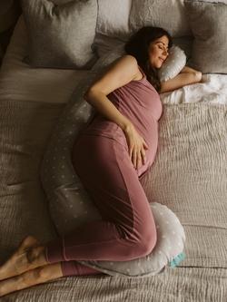 BellaMoon 3-in-1 Pregnancy and Nursing Pillow, Dotted - view 2, Dotted