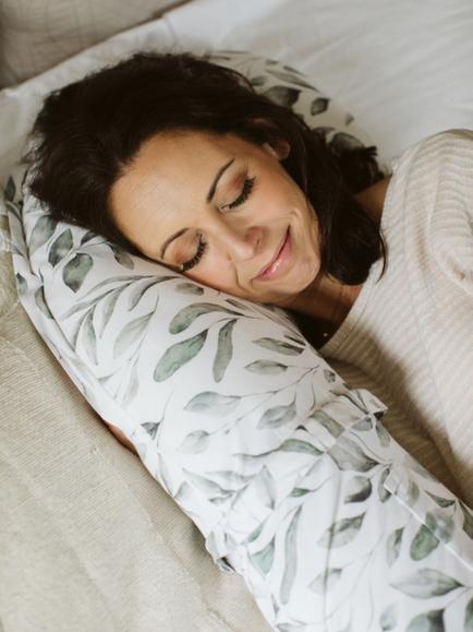 BellaMoon 3-in-1 Pregnancy and Nursing Pillow, Waterleaves - view 2, Waterleaves