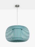 John Lewis Harmony Small Ribbon Ceiling Light, Green