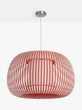 John Lewis Harmony Large Ribbon Ceiling Light, Terracotta