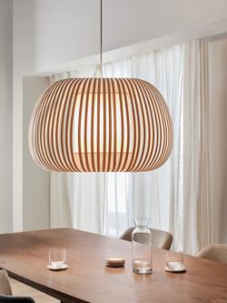 John Lewis Harmony XL Ribbon Ceiling Light - view 2, Natural