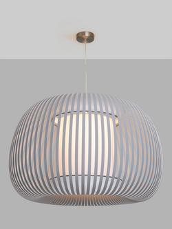 John Lewis Harmony XL Ribbon Ceiling Light, Grey
