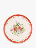 Cath Kidston Feels Like Home Stoneware Dinner Plate, 27cm, Red/Multi