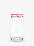 Cath Kidston Feels Like Home Glass Highball, 550ml, Clear/Multi