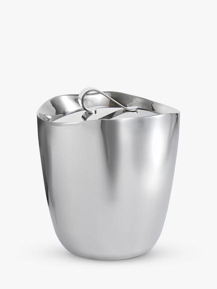 Robert Welch Drift Double Wall Stainless Steel Ice Bucket, 700ml, Silver