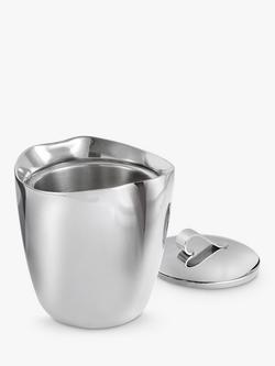 Robert Welch Drift Double Wall Stainless Steel Ice Bucket, 700ml - view 2, Silver