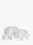 Wedgwood Intaglio Bone China Dinnerware Set, White, 16 Piece